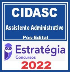 CIDASC (Assistente Administrativo) Estratégia 2023