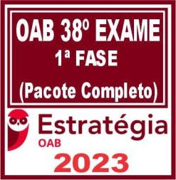 OAB 38º Exame (1º Fase - Pacote Completo) Estratégia 2023