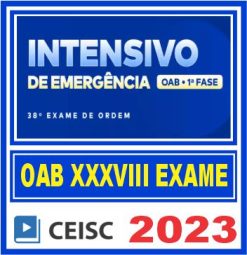CURSO OAB 1ª FASE 38 (INTENSIVO DE EMERGÊNCIA) CEISC 2023
