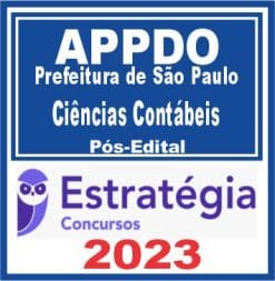 Prefeitura de São Paulo - APPDO (Ciências Contábeis) Pós Edital - Estratégia 2023