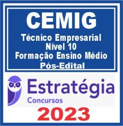 CEMIG (Técnico Empresarial - Nível 10 - Formação Ensino Médio) Pós Edital - Estratégia 2023