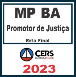 MP BA (Promotor de Justiça) Cers 2023