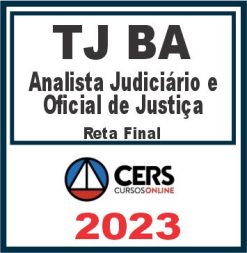 TJ BA (Analista Judiciário e Oficial) Cers 2023
