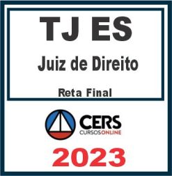 TJ ES (Juiz de Direito) Cers 2023