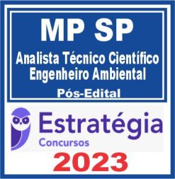 MP SP (Analista Técnico Científico - Engenheiro Ambiental) Pós Edital - Estratégia 2023