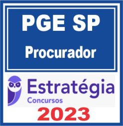 PGE SP (Procurador) Estratégia 2023