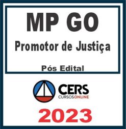 MP GO (Promotor de Justiça) Pós Edital - Cers 2023