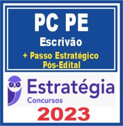 PC PE (Escrivão de Polícia + Passo) Pós Edital - Estratégia 2023