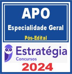 APO - Analista Planejamento e Orçamento (Especialidade Geral) Pós Edital - Estratégia 2024