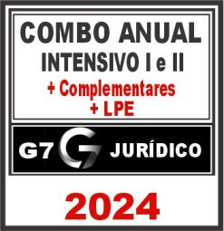 Carreiras Jurídicas Anual (Intensivo I e II + Disciplinas Complementares + LPE) G7 Jurídico 2024