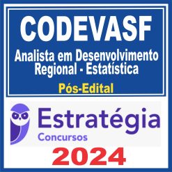 CODEVASF (Analista em Desenvolvimento Regional - Estatística) Pós Edital - Estratégia 2024