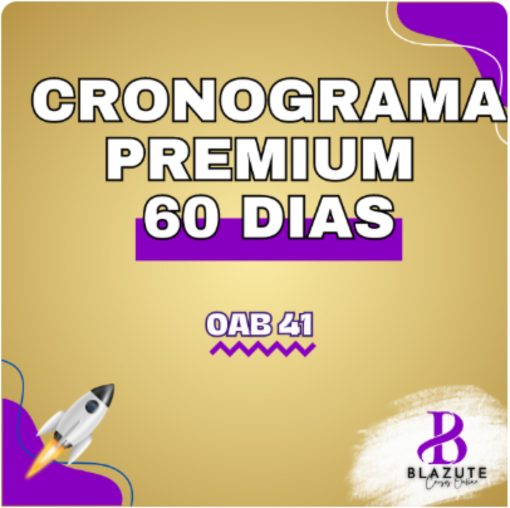 Cronograma OAB XXXVI - 60 Dias