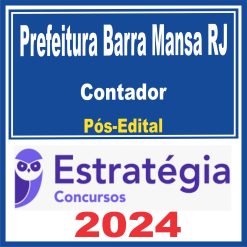 Prefeitura de Barra Mansa RJ (Contador) Pós Edital - Estratégia 2024